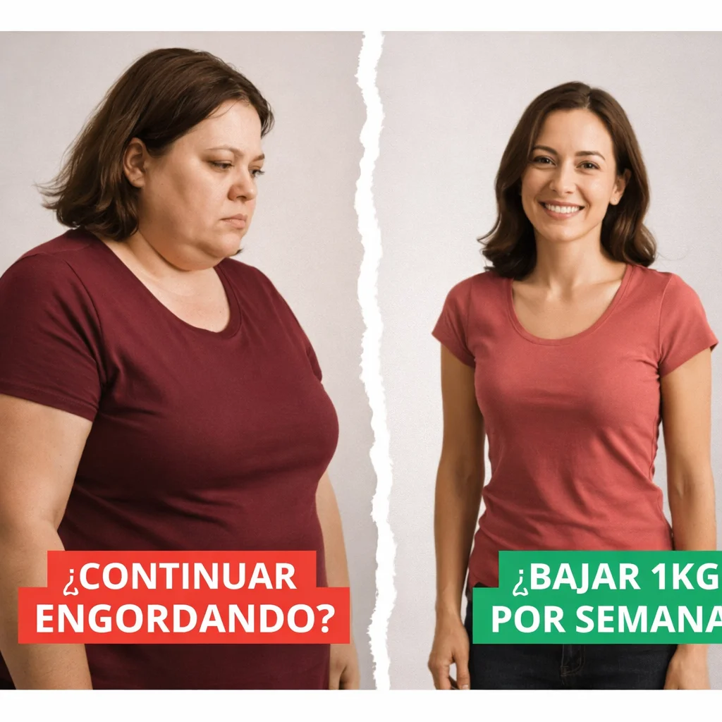 ¿Seguir engordando o bajar 1kg por semana?